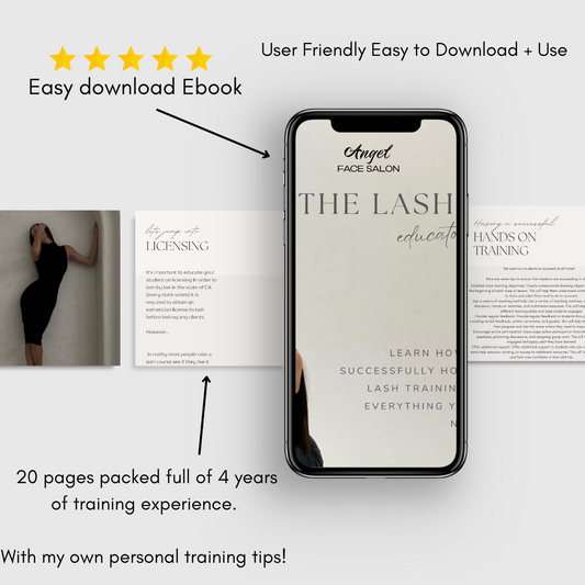 Become a Lash Trainer Manual
